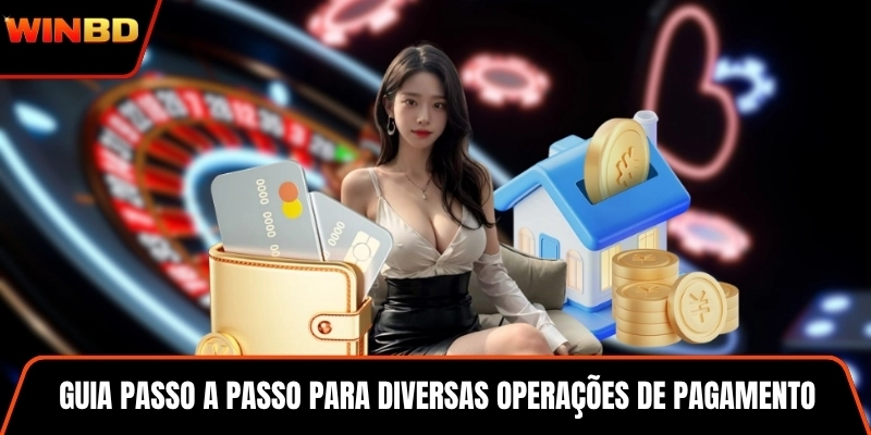 Guia passo a passo para diversas operações de pagamento