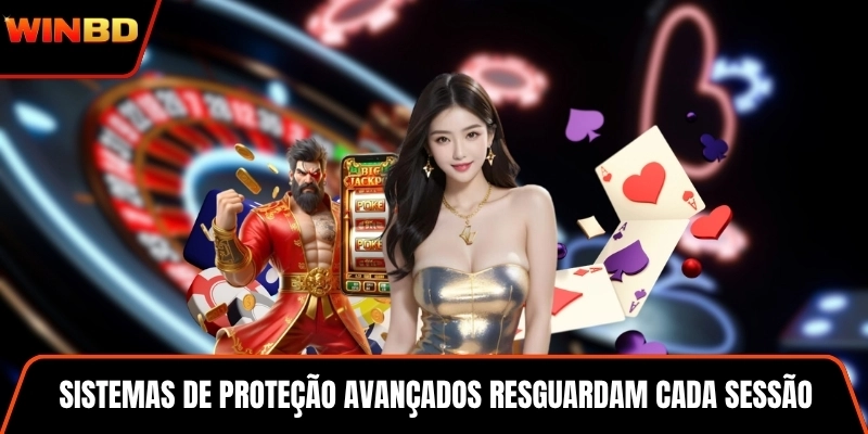 Sistemas de proteção avançados resguardam cada sessão de jogo